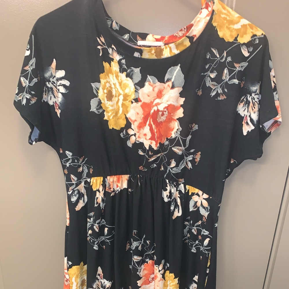 Floral midi dress